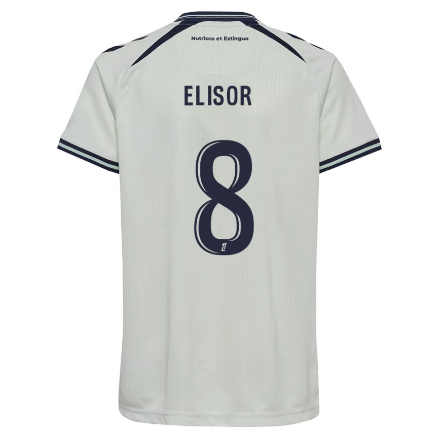 נשים כדורגל Salomé Elisor #8 כחול חצות לבן הרחק ג'רזי 2026/27