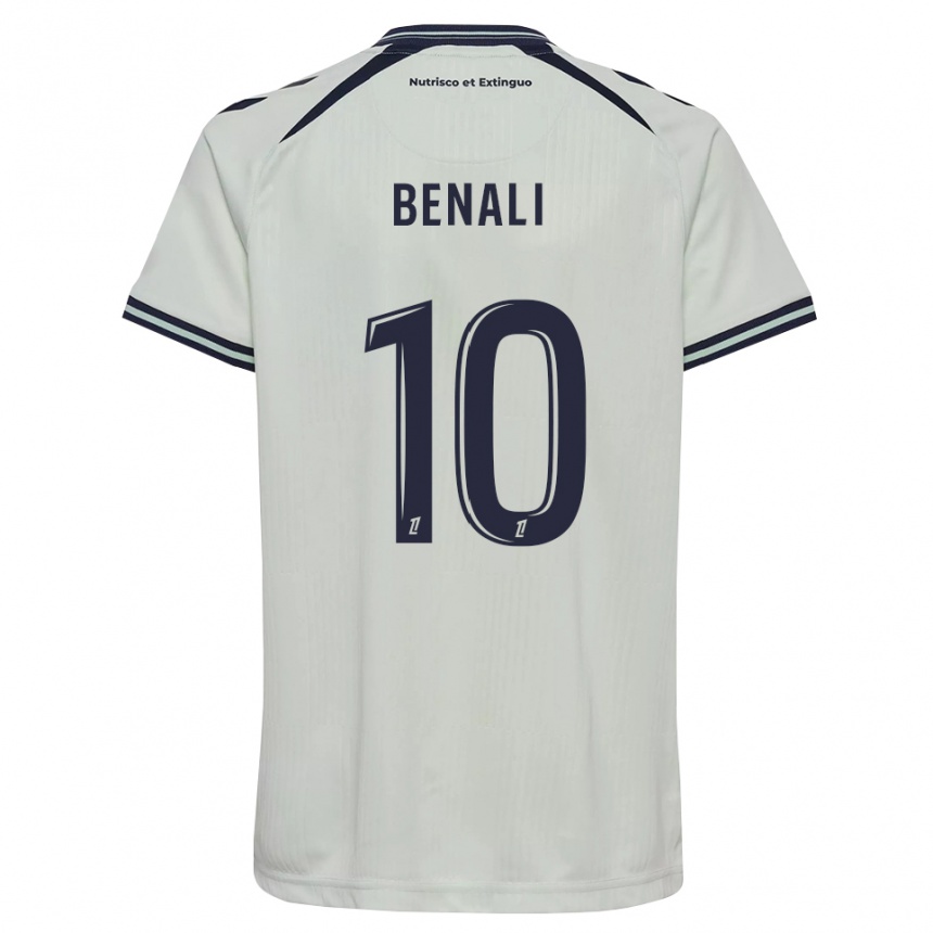 נשים כדורגל Adam Benali #10 כחול חצות לבן הרחק ג'רזי 2026/27