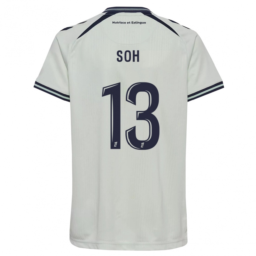נשים כדורגל Yanis Soh #13 כחול חצות לבן הרחק ג'רזי 2026/27