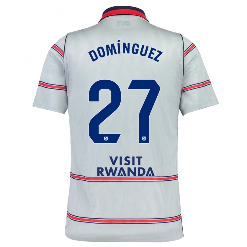 נשים כדורגל Jorge Domínguez #27 אפור אדום כחול צי ג'רזי קיט שלישי 2026/27