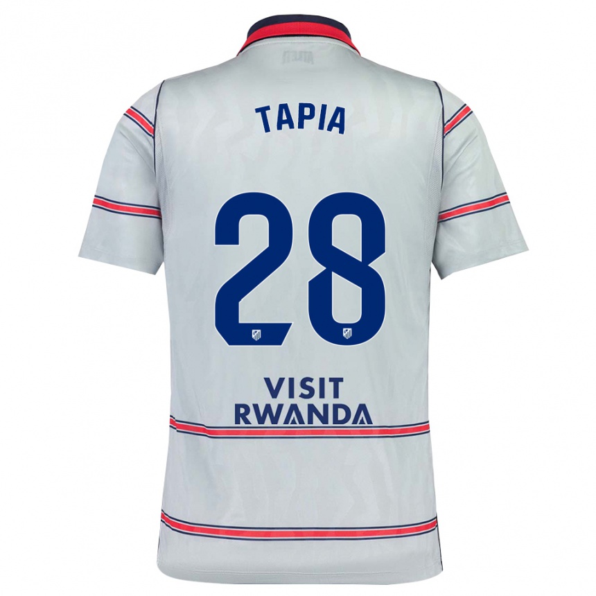 נשים כדורגל Unai Tapia #28 אפור אדום כחול צי ג'רזי קיט שלישי 2026/27