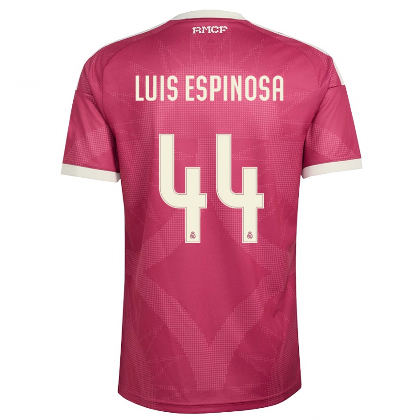 נשים כדורגל José Luis Espinosa #44 אדום סגול חיוור לבן ג'רזי קיט שלישי 2026/27 נשים כדורגל José Luis Espinosa #44 אדום סגול חיוור לבן ג'רזי קיט שלישי 2026/27