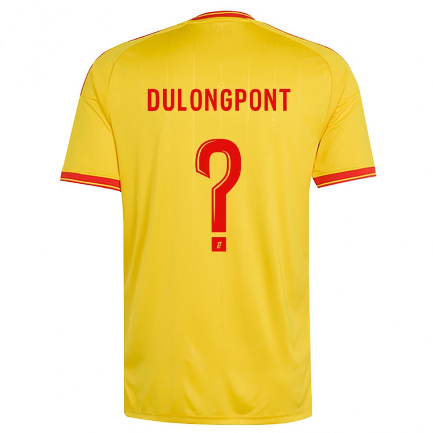 ילדים כדורגל Tom Dulongpont #0 זהב כתום אדום ג'רזי ביתית 2026/27