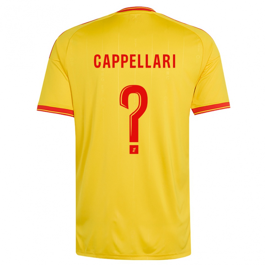 ילדים כדורגל Jihan Cappellari #0 זהב כתום אדום ג'רזי ביתית 2026/27 ילדים כדורגל Jihan Cappellari #0 זהב כתום אדום ג'רזי ביתית 2026/27