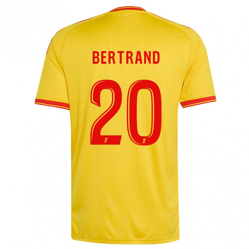 ילדים כדורגל Clara Bertrand #20 זהב כתום אדום ג'רזי ביתית 2026/27