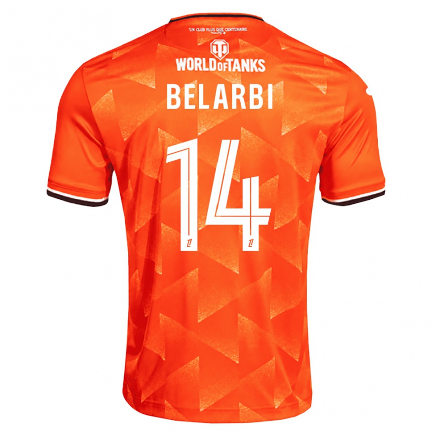 ילדים כדורגל Sohaib Belarbi #14 כתום לבן שחור ג'רזי ביתית 2026/27 ילדים כדורגל Sohaib Belarbi #14 כתום לבן שחור ג'רזי ביתית 2026/27