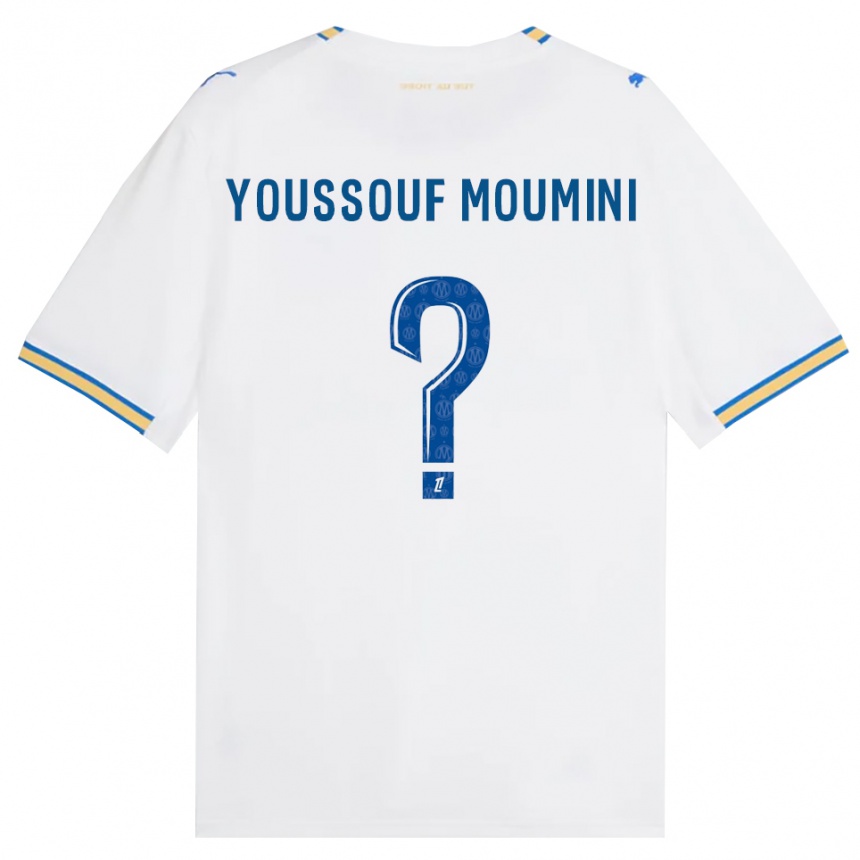 ילדים כדורגל Yakine Youssouf Moumini #0 כחול דודג' לבן ג'רזי ביתית 2026/27
