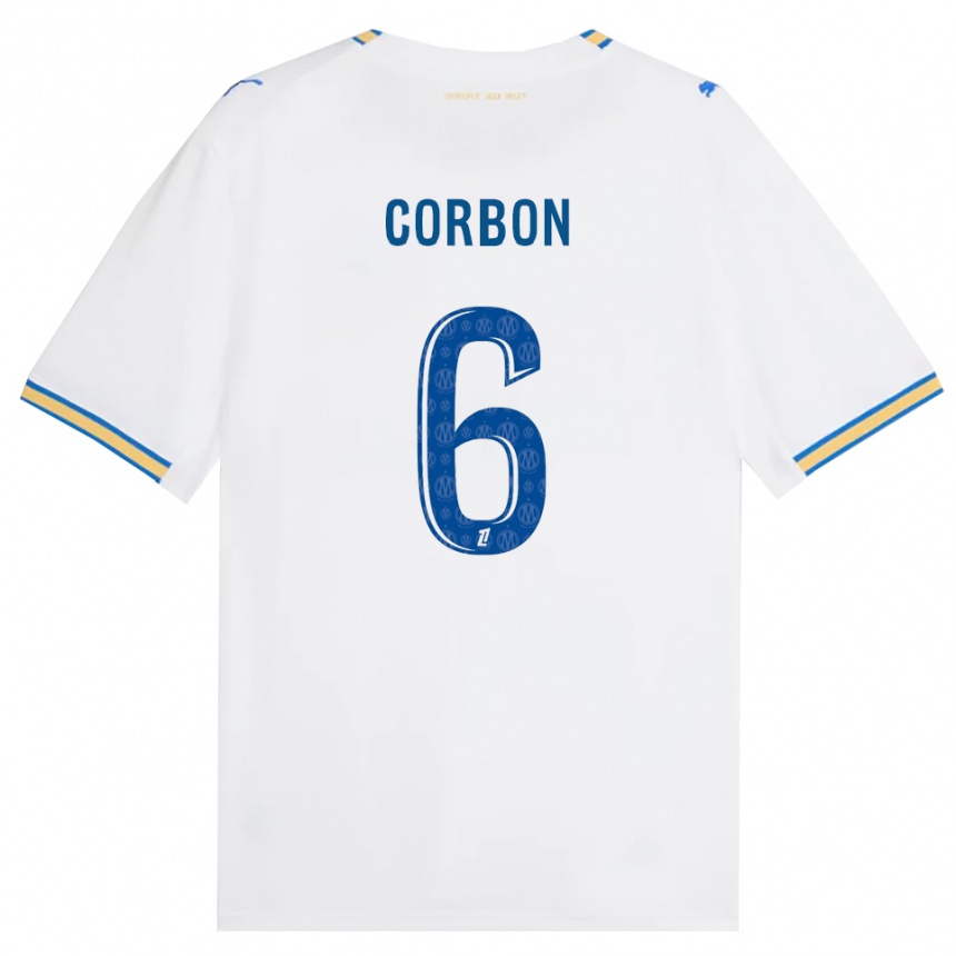 ילדים כדורגל Max Corbon #6 כחול דודג' לבן ג'רזי ביתית 2026/27