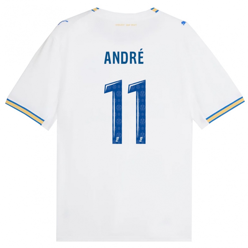 ילדים כדורגל Kalvin André #11 כחול דודג' לבן ג'רזי ביתית 2026/27