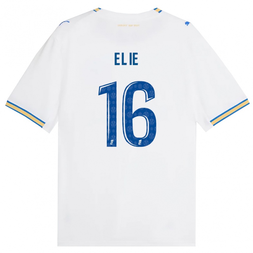 ילדים כדורגל Anaïs Elie #16 כחול דודג' לבן ג'רזי ביתית 2026/27