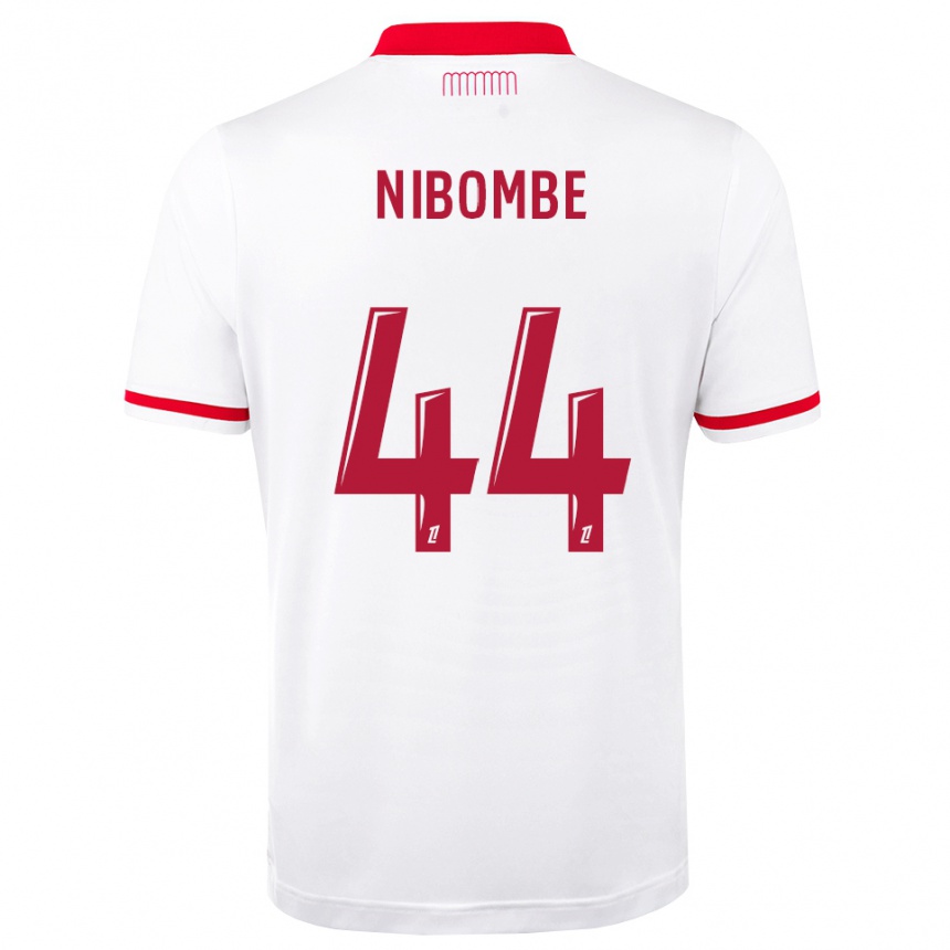 ילדים כדורגל Samuel Nibombe #44 אדום לבן ג'רזי ביתית 2026/27
