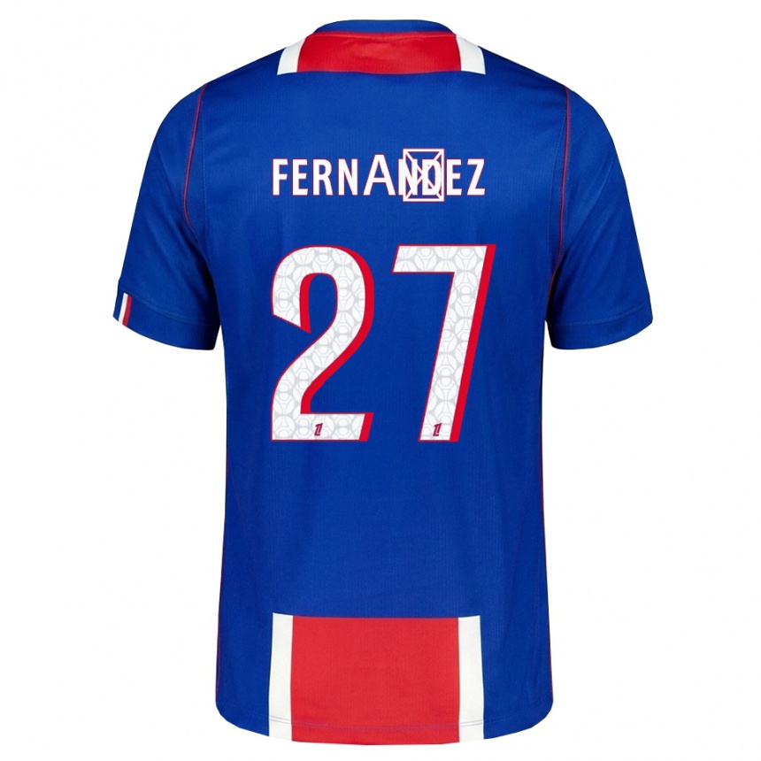 ילדים כדורגל Pedro Fernández #27 אדום לבן כחול ג'רזי ביתית 2026/27 ילדים כדורגל Pedro Fernández #27 אדום לבן כחול ג'רזי ביתית 2026/27
