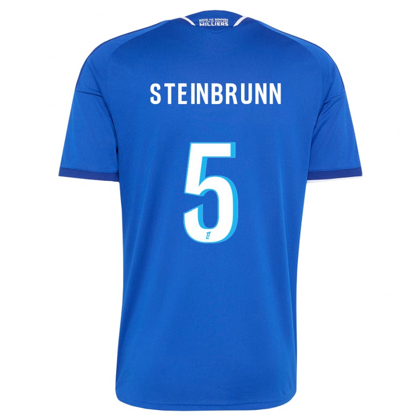ילדים כדורגל Théo Steinbrunn #5 כחול מלכותי לבן ג'רזי ביתית 2026/27