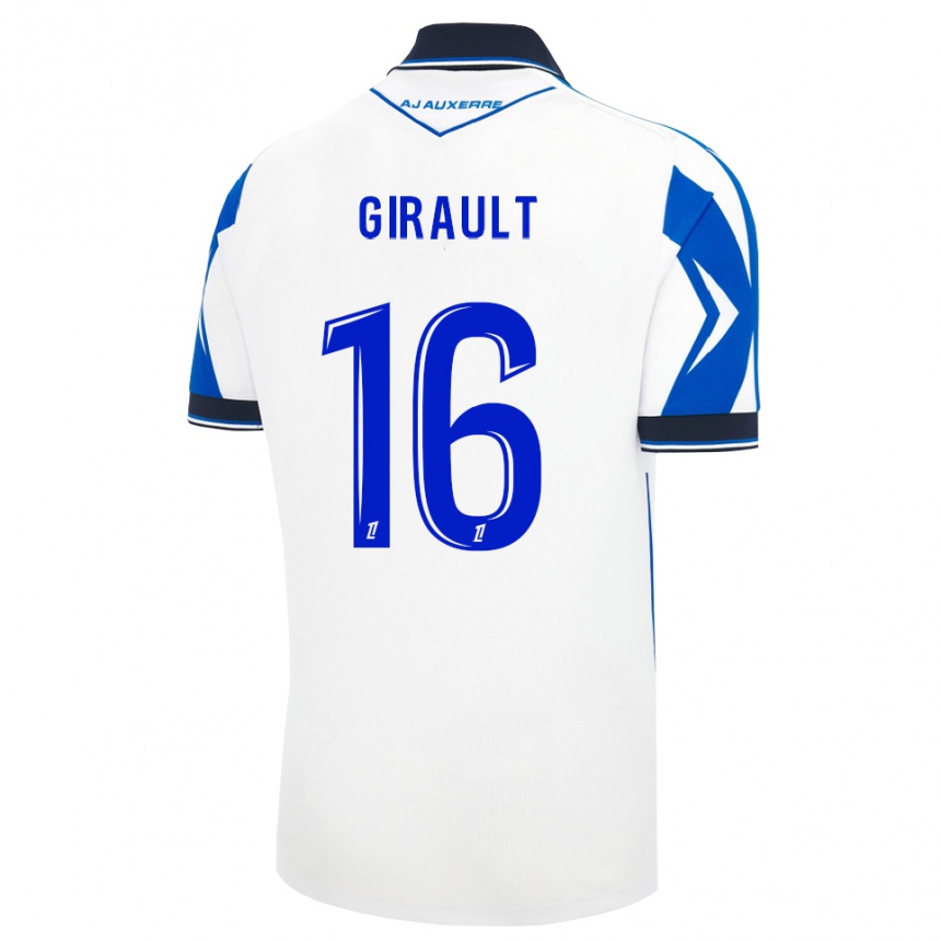 ילדים כדורגל Arthur Girault #16 שחור לבן כחול ג'רזי ביתית 2026/27
