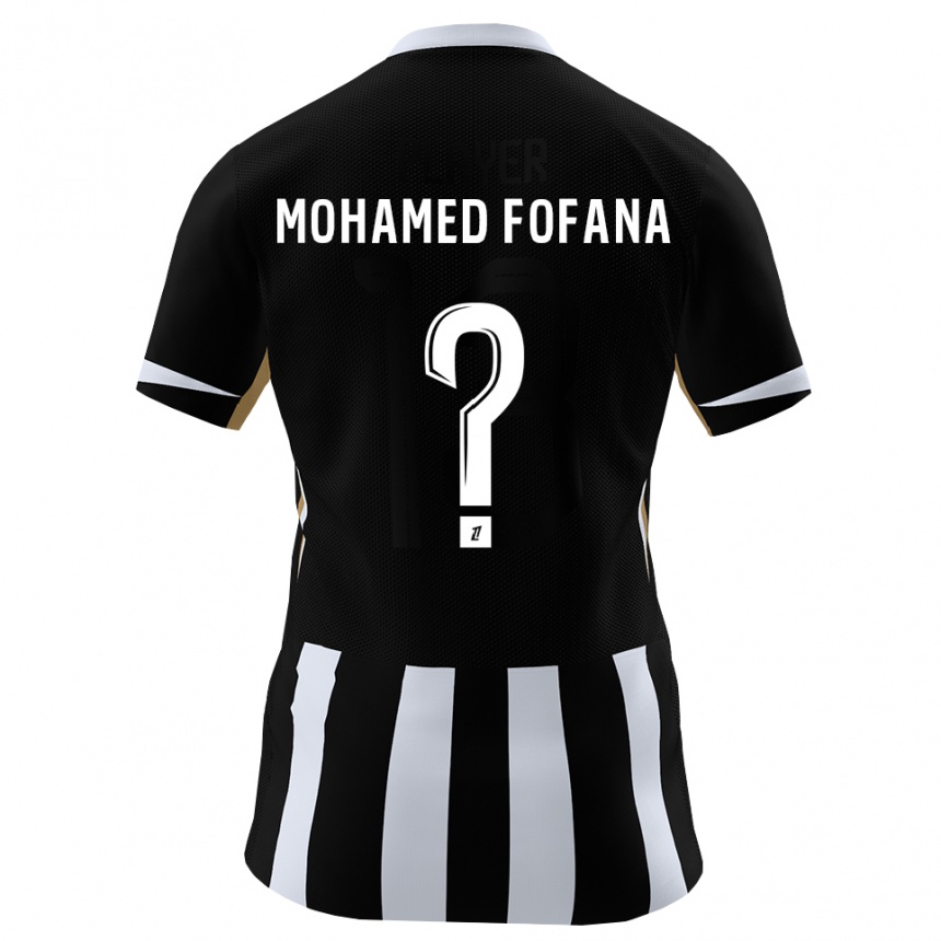 ילדים כדורגל Yanis Mohamed Fofana #0 שחור כחול ג'רזי ביתית 2026/27 ילדים כדורגל Yanis Mohamed Fofana #0 שחור כחול ג'רזי ביתית 2026/27