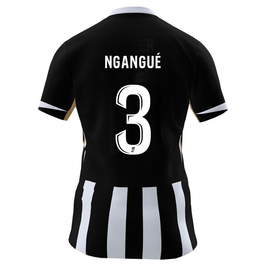 ילדים כדורגל Maurice Ngangué #3 שחור כחול ג'רזי ביתית 2026/27 ילדים כדורגל Maurice Ngangué #3 שחור כחול ג'רזי ביתית 2026/27