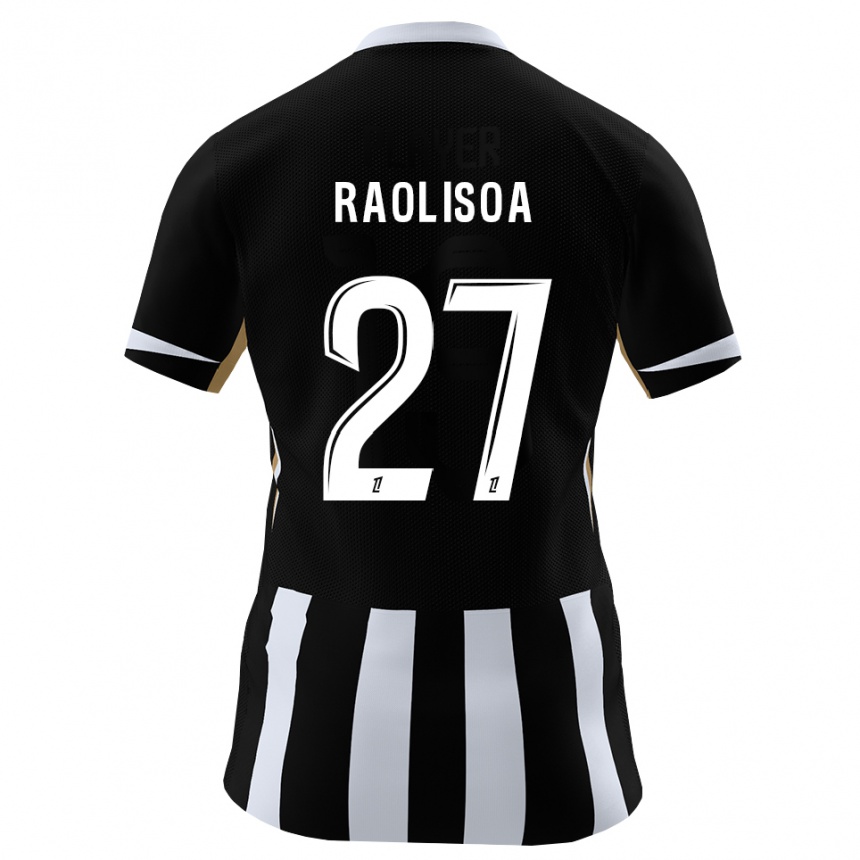 ילדים כדורגל Lilian Raolisoa #27 שחור כחול ג'רזי ביתית 2026/27