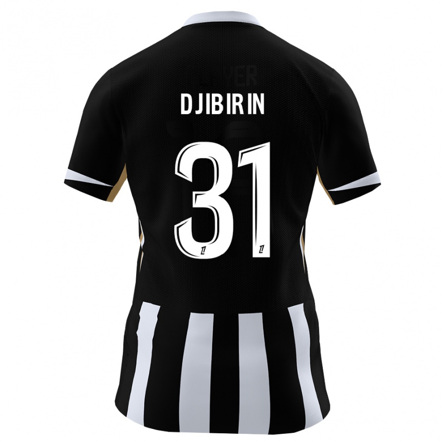 ילדים כדורגל Harouna Djibirin #31 שחור כחול ג'רזי ביתית 2026/27