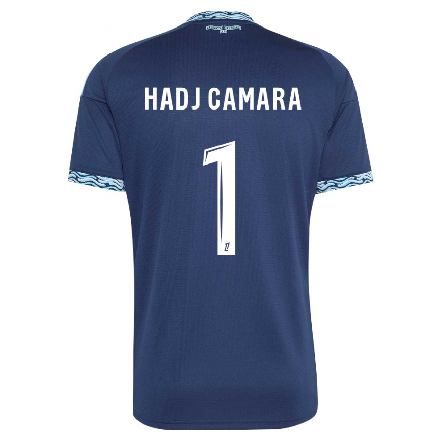 ילדים כדורגל El Hadj Camara #1 כחול פלדה לבן ג'רזי ביתית 2026/27