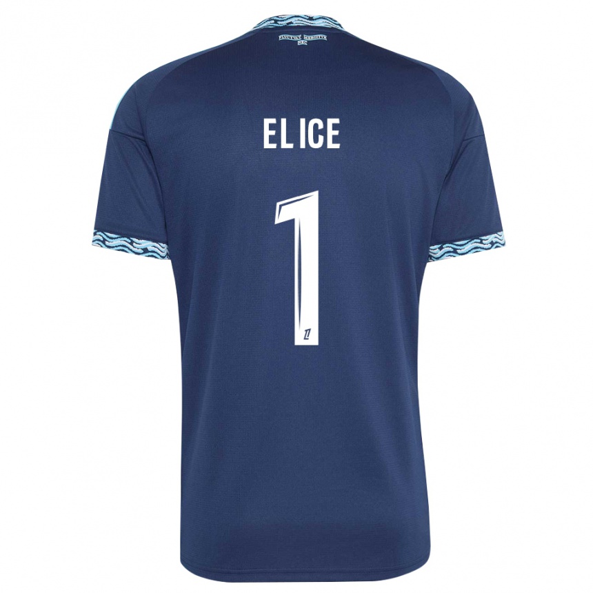 ילדים כדורגל Rafael Elice #1 כחול פלדה לבן ג'רזי ביתית 2026/27