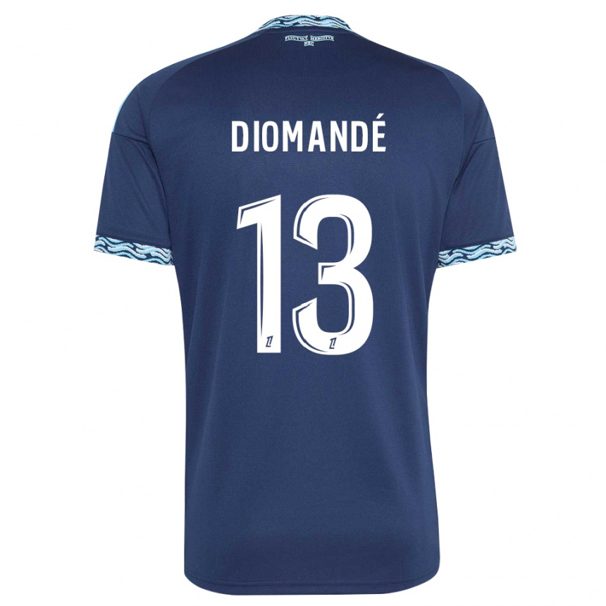 ילדים כדורגל Vassancy Diomandé #13 כחול פלדה לבן ג'רזי ביתית 2026/27 ילדים כדורגל Vassancy Diomandé #13 כחול פלדה לבן ג'רזי ביתית 2026/27