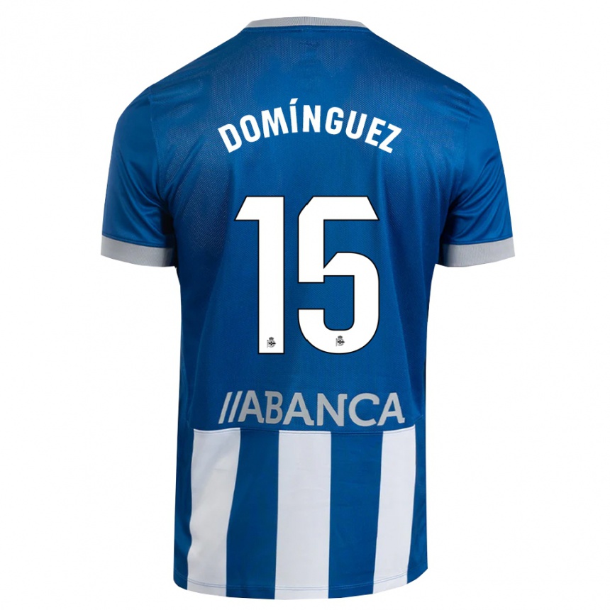 ילדים כדורגל David Domínguez #15 כחול אפור לבן ג'רזי ביתית 2026/27