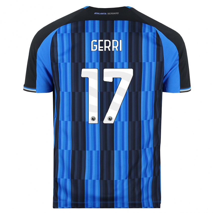 ילדים כדורגל Romeo Gerri #17 כחול שחור אדום ג'רזי ביתית 2026/27