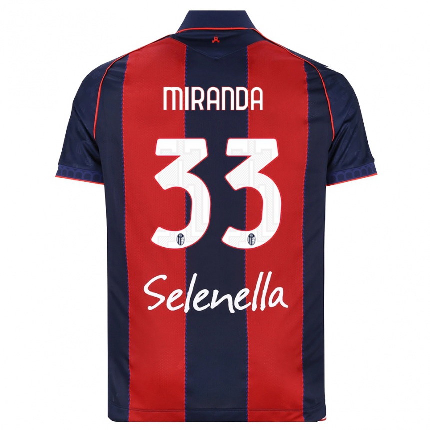 ילדים כדורגל חואן מירנדה #33 כחול מלכותי אדום לבן ג'רזי ביתית 2026/27