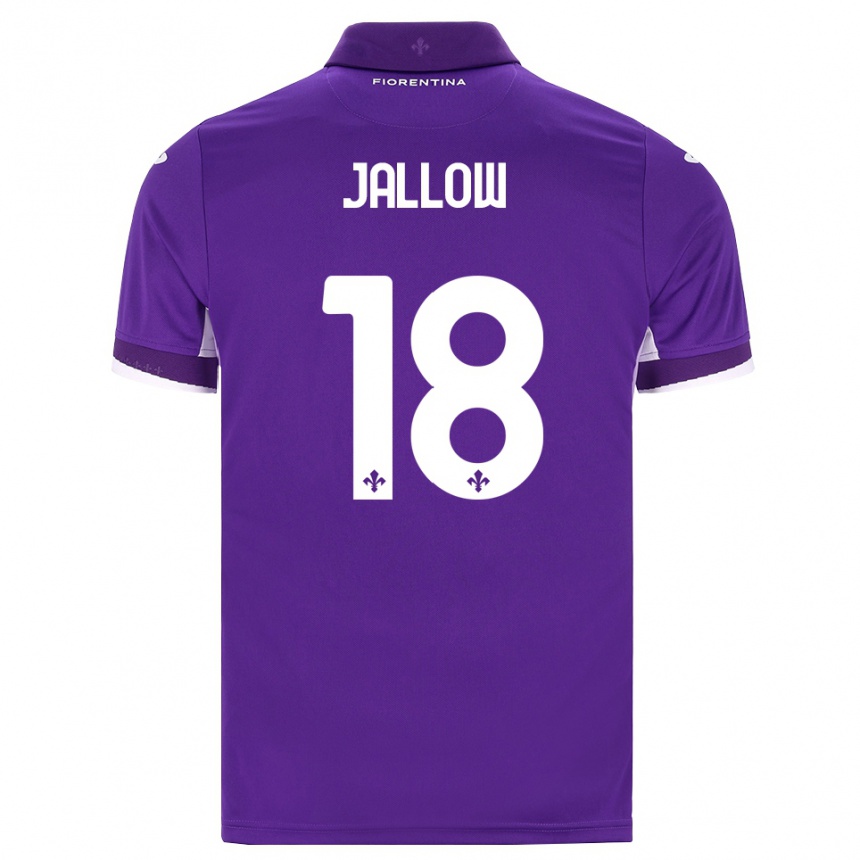 ילדים כדורגל Sulayman Jallow #18 סגול לבן ורוד ג'רזי ביתית 2026/27