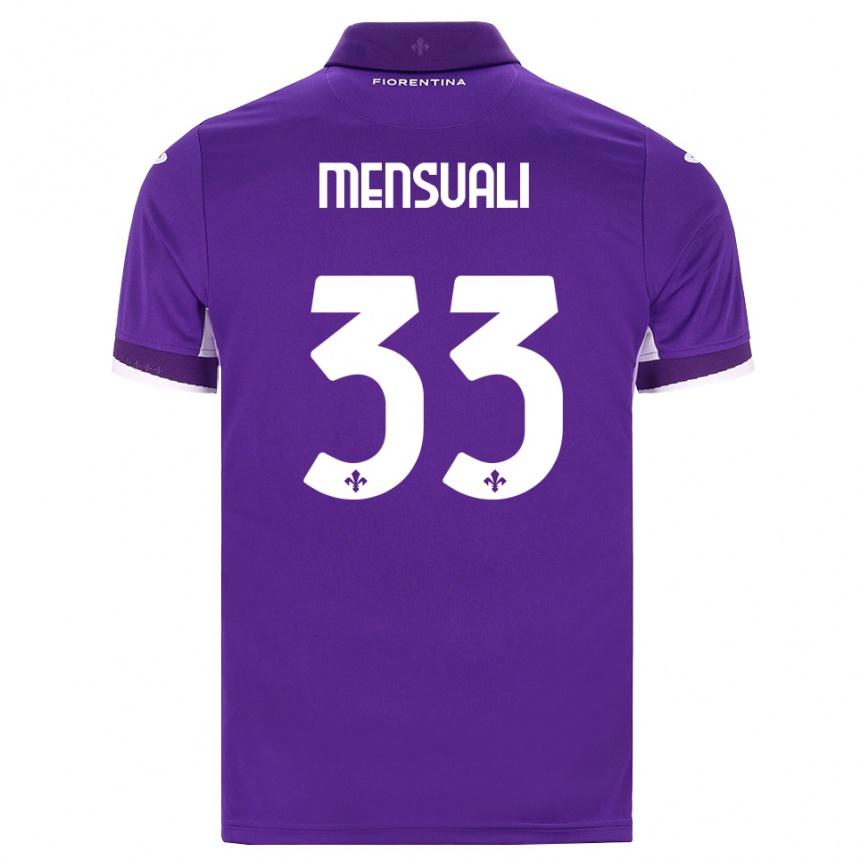 ילדים כדורגל Alice Mensuali #33 סגול לבן ורוד ג'רזי ביתית 2026/27