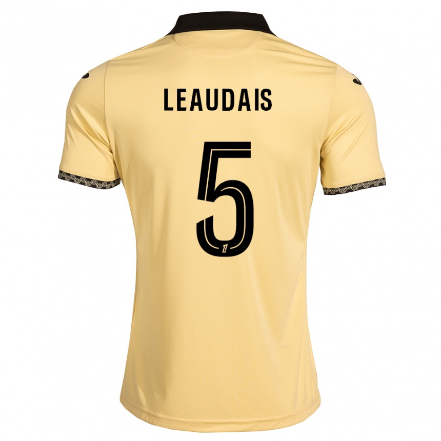 ילדים כדורגל Lucas Leaudais #5 לבן נאבאחו שחור הרחק ג'רזי 2026/27