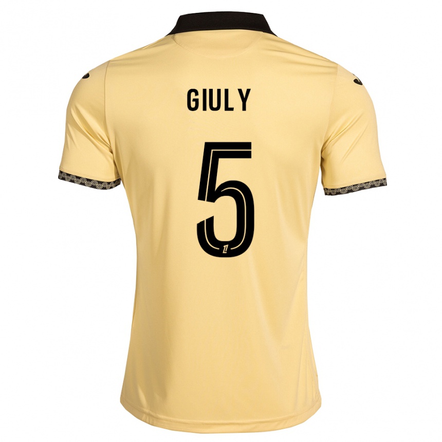 ילדים כדורגל Jade Giuly #5 לבן נאבאחו שחור הרחק ג'רזי 2026/27