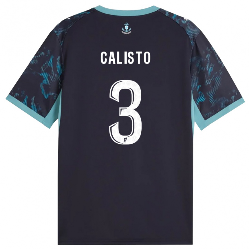 ילדים כדורגל Gianni Calisto #3 טורקיז בהיר שחור הרחק ג'רזי 2026/27