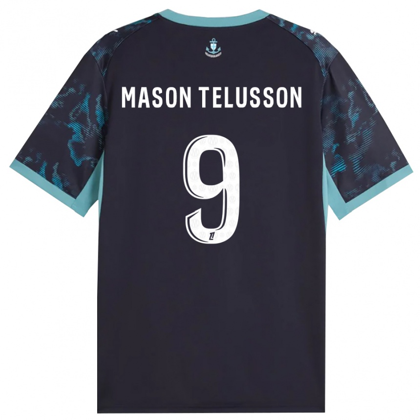 ילדים כדורגל Jah Mason Telusson #9 טורקיז בהיר שחור הרחק ג'רזי 2026/27 ילדים כדורגל Jah Mason Telusson #9 טורקיז בהיר שחור הרחק ג'רזי 2026/27