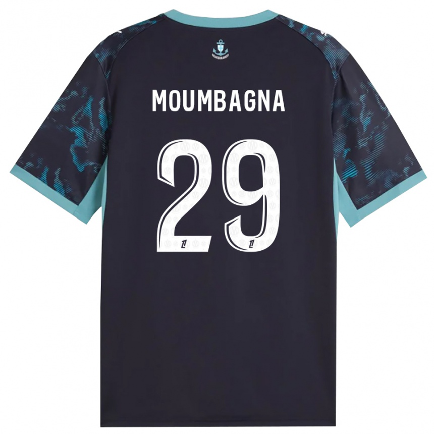 ילדים כדורגל פאריס פמי מומבניה #29 טורקיז בהיר שחור הרחק ג'רזי 2026/27 ילדים כדורגל פאריס פמי מומבניה #29 טורקיז בהיר שחור הרחק ג'רזי 2026/27