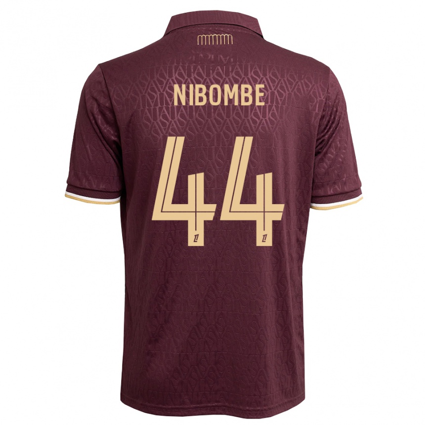 ילדים כדורגל Samuel Nibombe #44 חום חולי אדום הרחק ג'רזי 2026/27