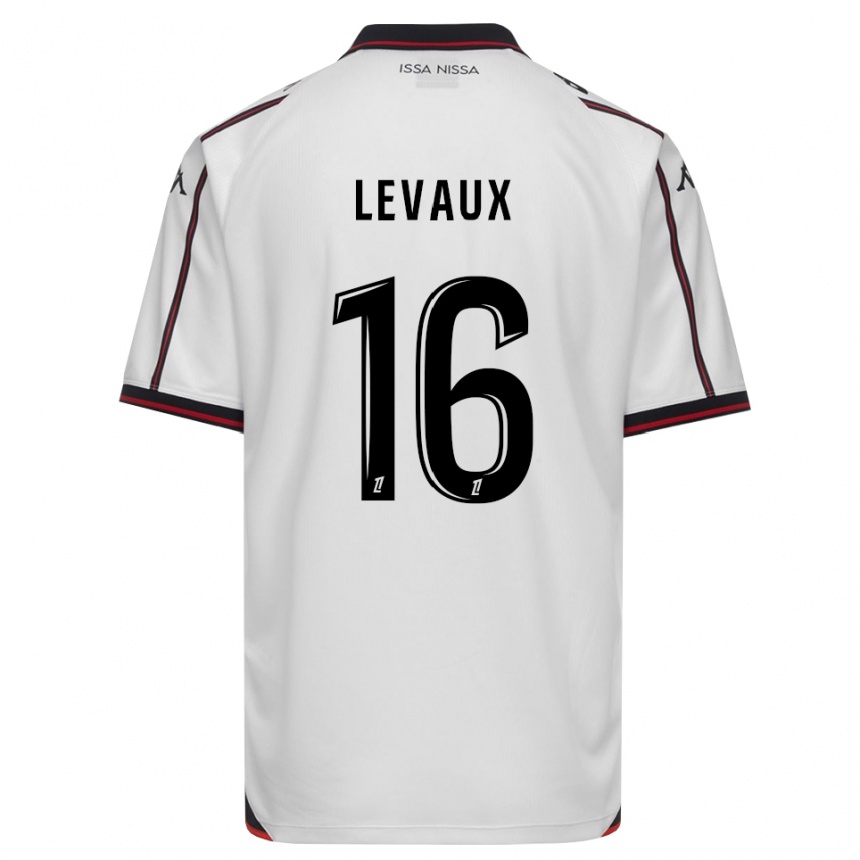 ילדים כדורגל Lana Levaux #16 שחור לבן הרחק ג'רזי 2026/27