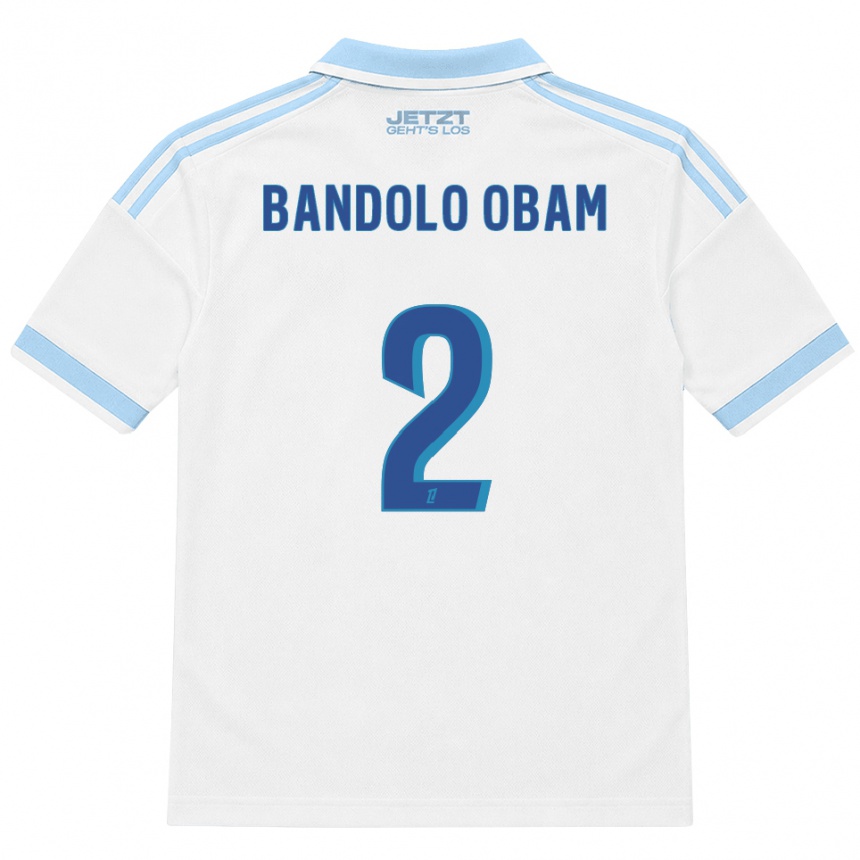 ילדים כדורגל Randy Bandolo Obam #2 כחול שמיים בהיר לבן אדום הרחק ג'רזי 2026/27