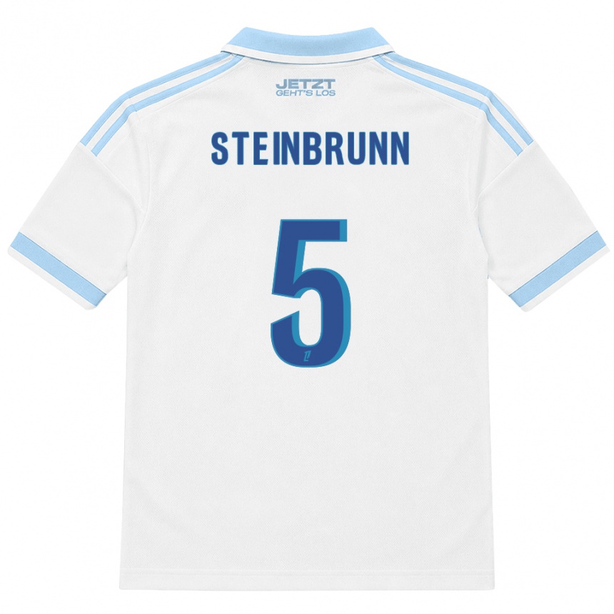 ילדים כדורגל Théo Steinbrunn #5 כחול שמיים בהיר לבן אדום הרחק ג'רזי 2026/27