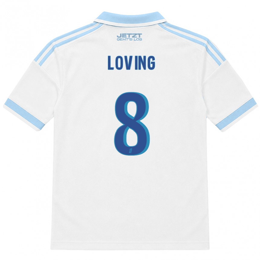 ילדים כדורגל Emma Loving #8 כחול שמיים בהיר לבן אדום הרחק ג'רזי 2026/27 ילדים כדורגל Emma Loving #8 כחול שמיים בהיר לבן אדום הרחק ג'רזי 2026/27