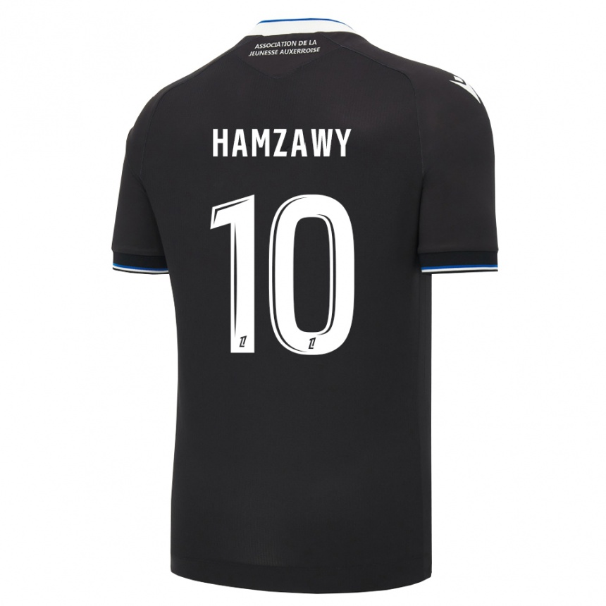 ילדים כדורגל Radwan Hamzawy #10 שחור כחול לבן הרחק ג'רזי 2026/27