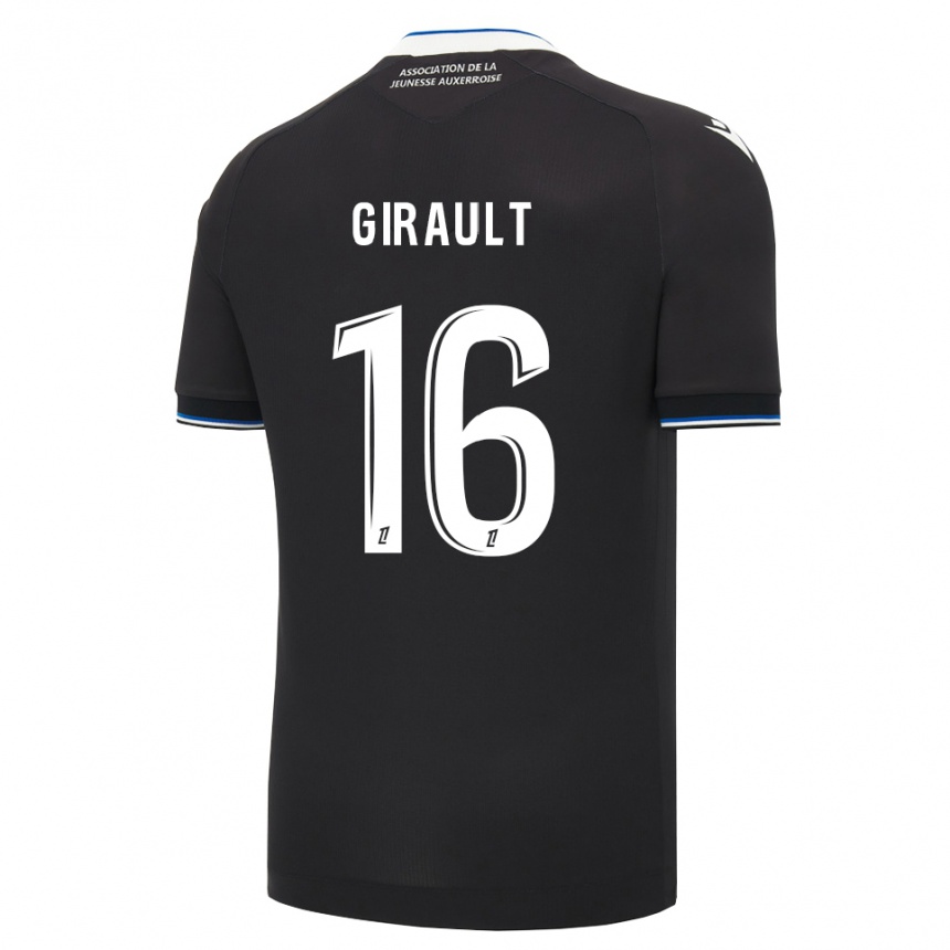 ילדים כדורגל Arthur Girault #16 שחור כחול לבן הרחק ג'רזי 2026/27