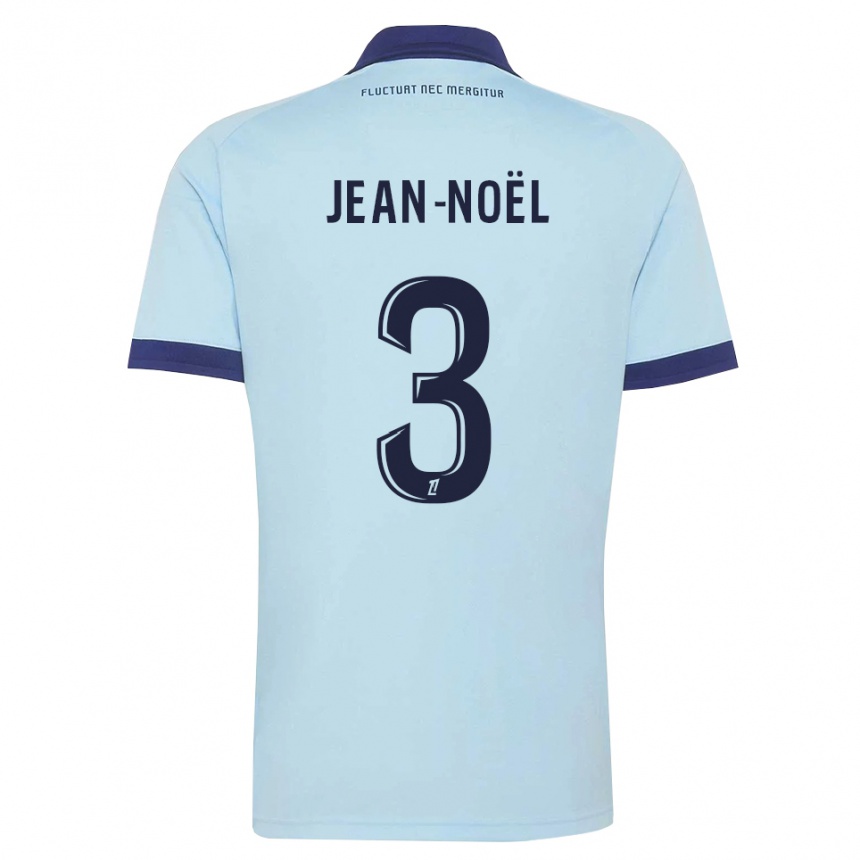 ילדים כדורגל Jahly Jean-Noël #3 כחול תירס שחור הרחק ג'רזי 2026/27