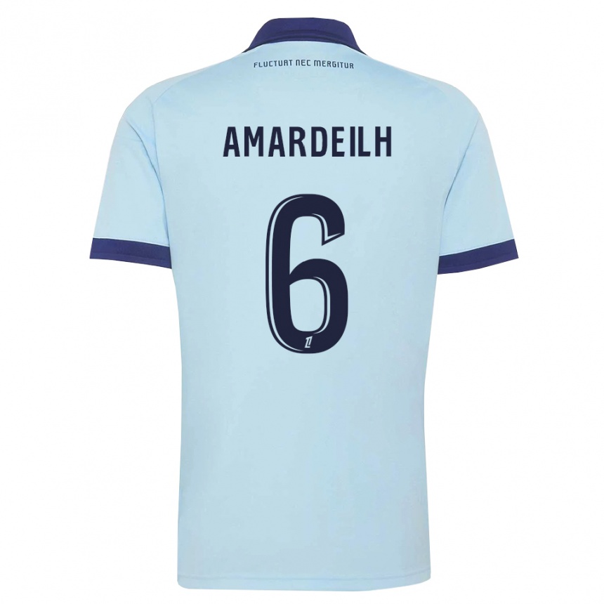 ילדים כדורגל Envel Amardeilh #6 כחול תירס שחור הרחק ג'רזי 2026/27