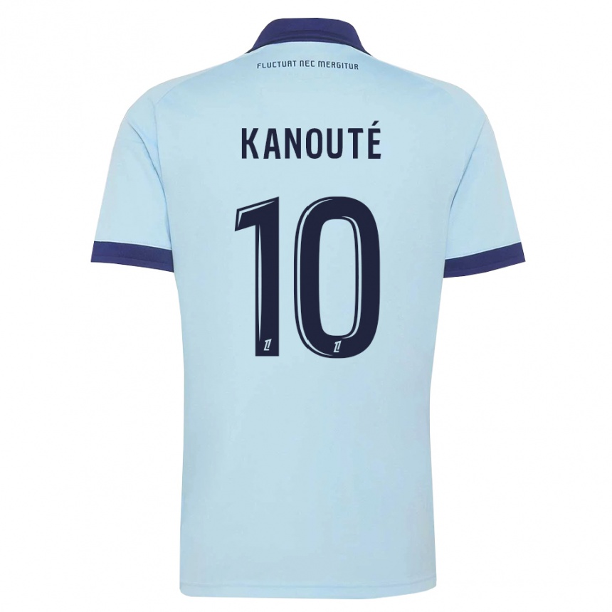 ילדים כדורגל Makan Kanouté #10 כחול תירס שחור הרחק ג'רזי 2026/27