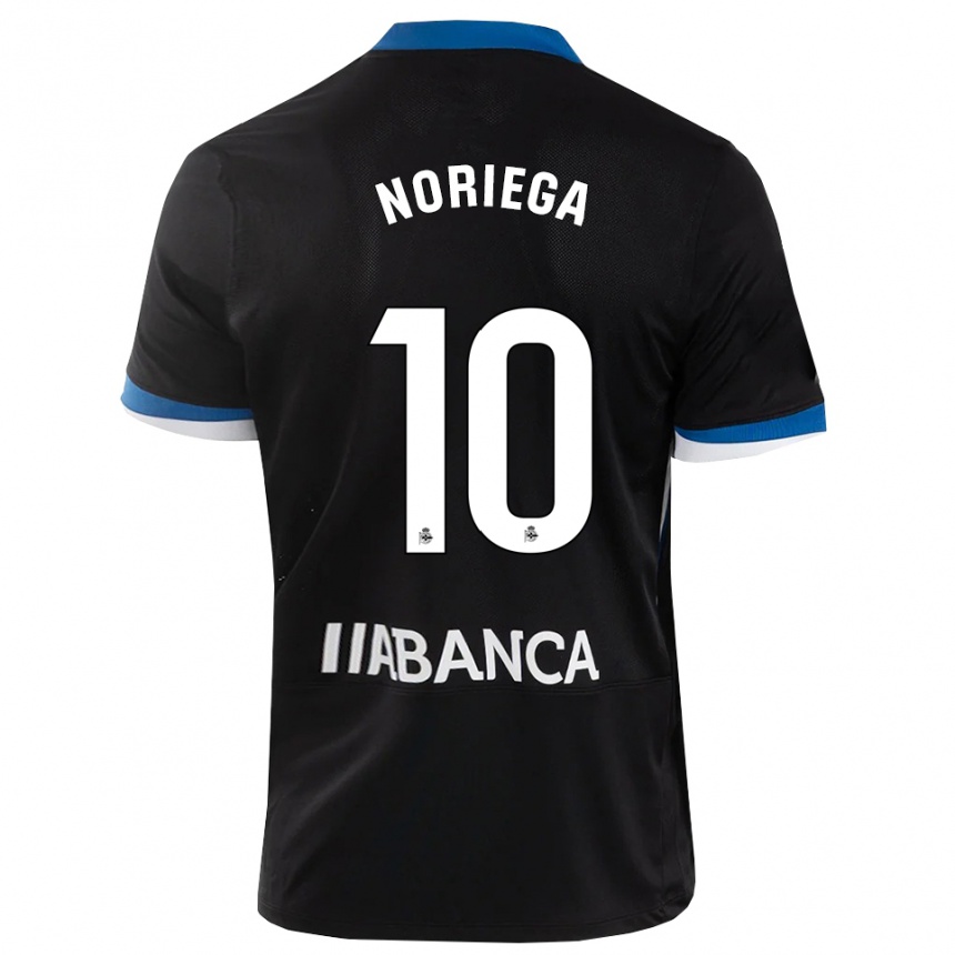 ילדים כדורגל Jairo Noriega #10 שחור כחול לבן הרחק ג'רזי 2026/27