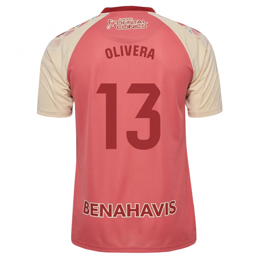ילדים כדורגל Fernando Olivera #13 ורוד בהיר אדום כחול הרחק ג'רזי 2026/27