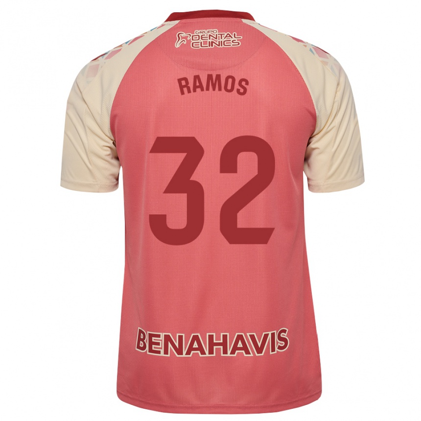 ילדים כדורגל Salva Ramos #32 ורוד בהיר אדום כחול הרחק ג'רזי 2026/27