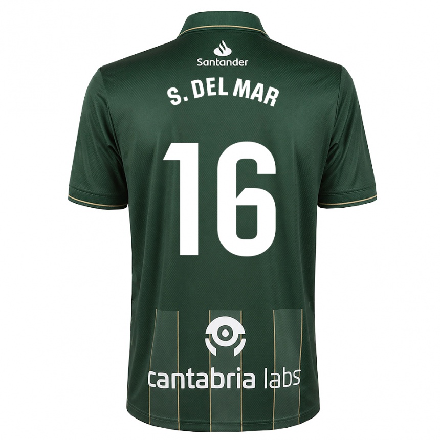 ילדים כדורגל Sonia Del Mar Perlaza Urquijo #16 אפור כהה לבן הרחק ג'רזי 2026/27