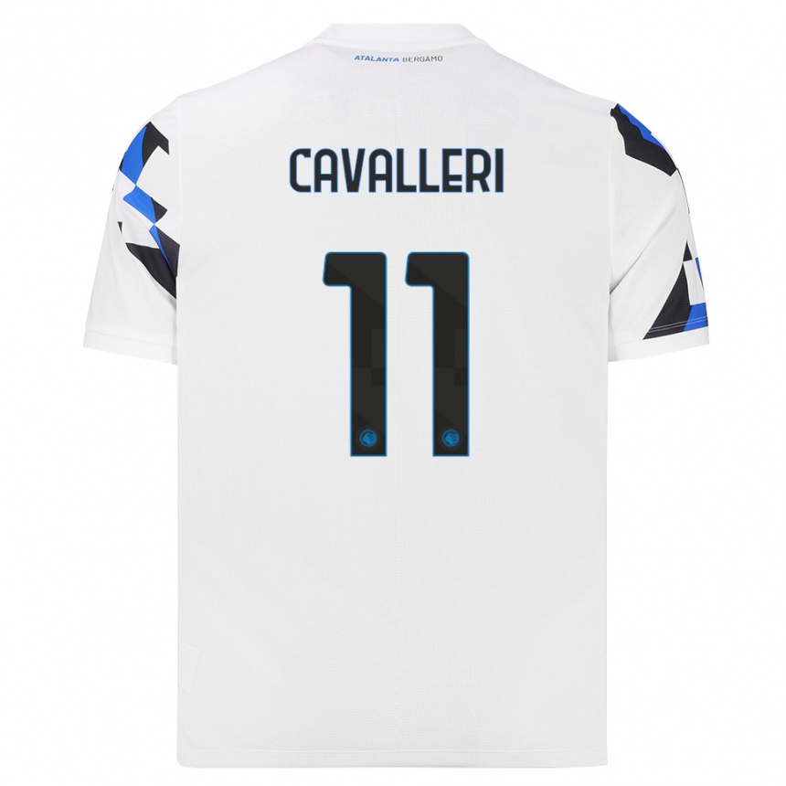 ילדים כדורגל Nicolas Cavalleri #11 לבן אדום כחול הרחק ג'רזי 2026/27